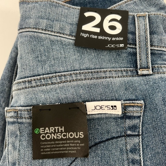 NWT Joe's Jeans High Rise Skinny Ankle Earth Conscious Jeans Size 26 Women’s - Picture 4 of 6